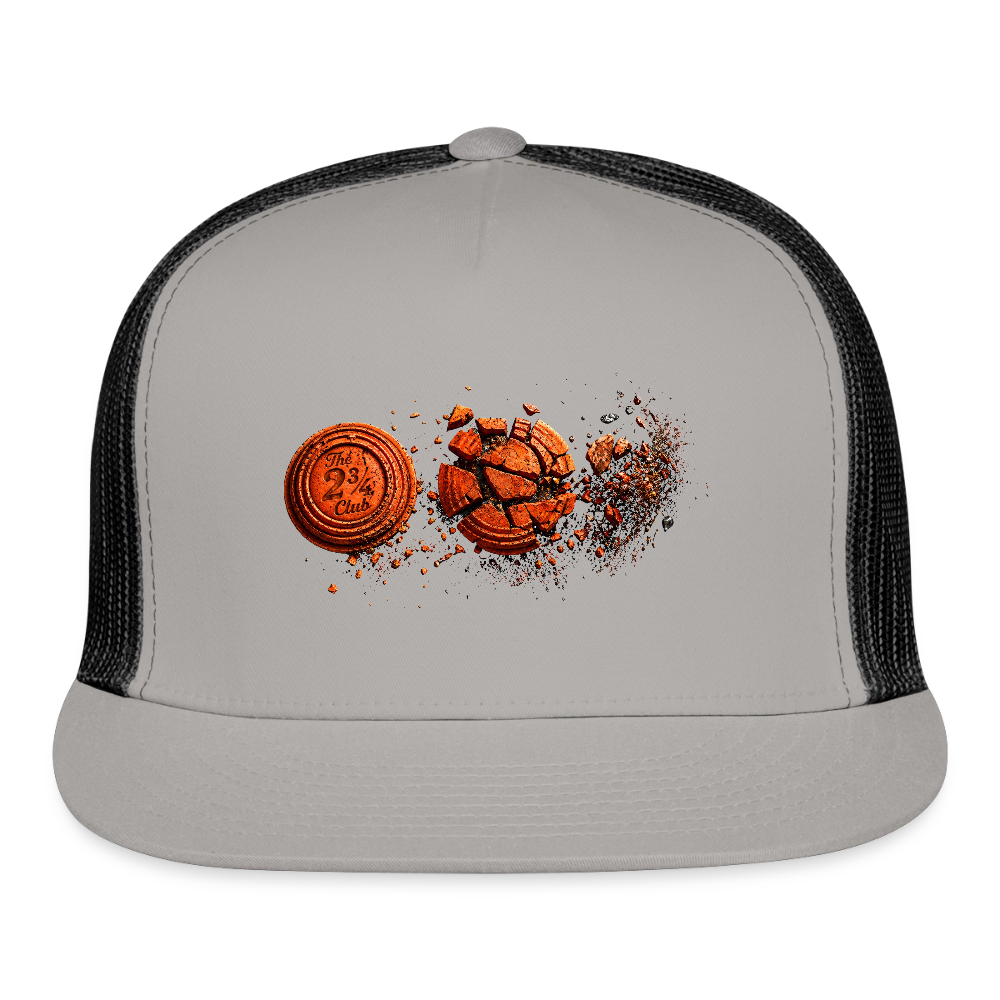 Clay Breaker Trucker Hat – The 2¾ Club - gray/black