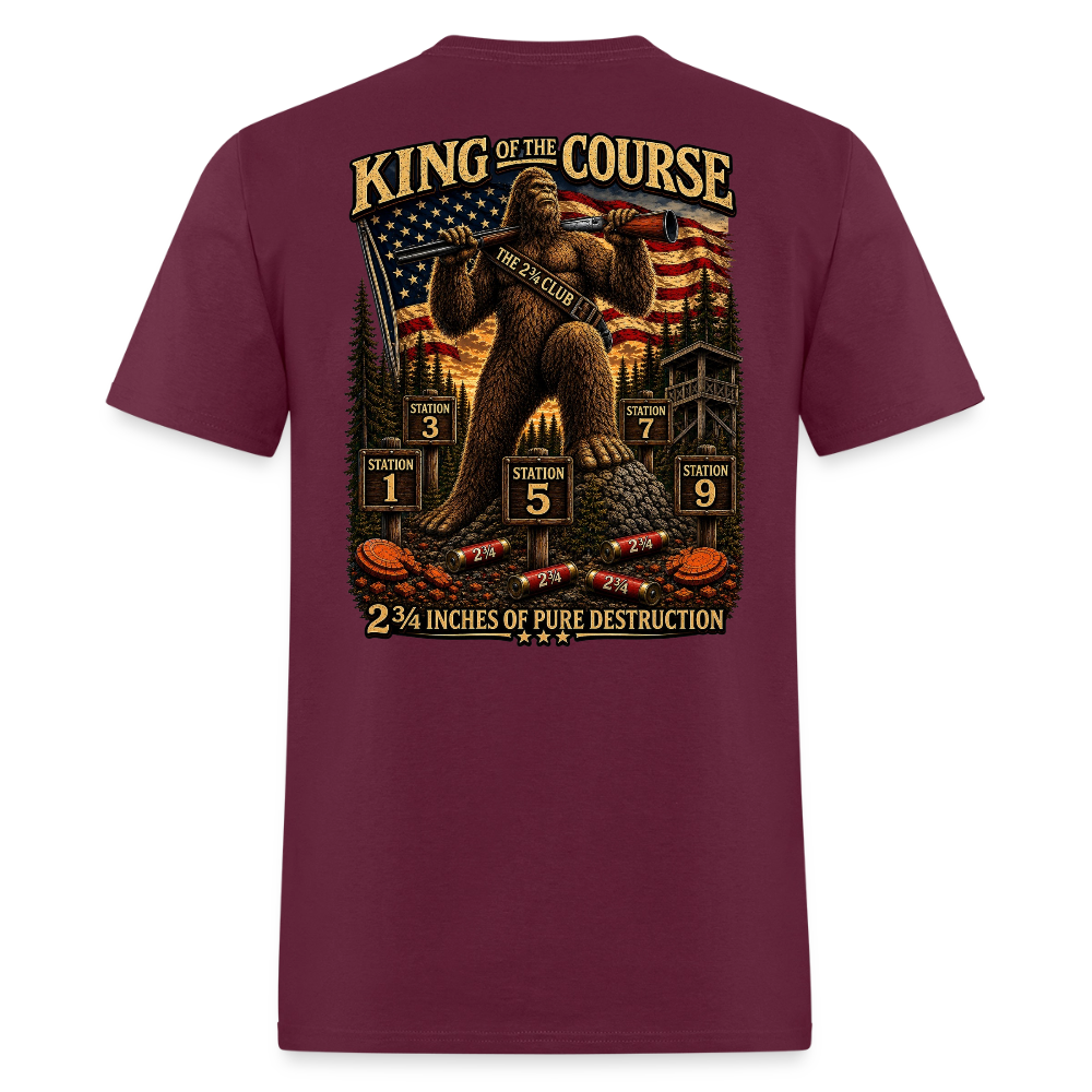 King of the Course – 2 3/4 Inches of Pure Destruction - burgundy