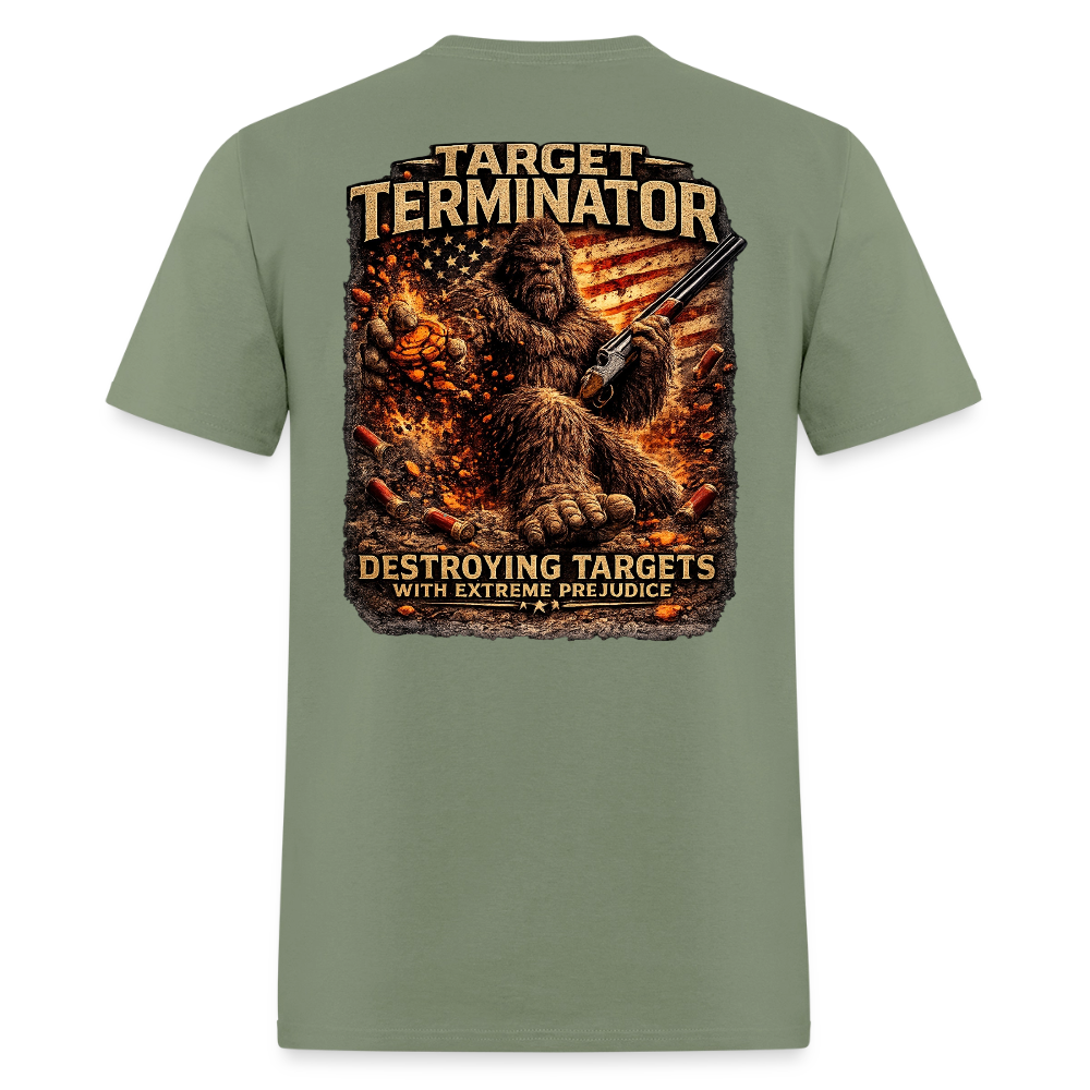 Sasquatch Target Terminator – Destroying Targets With Extreme Prejudice - military green