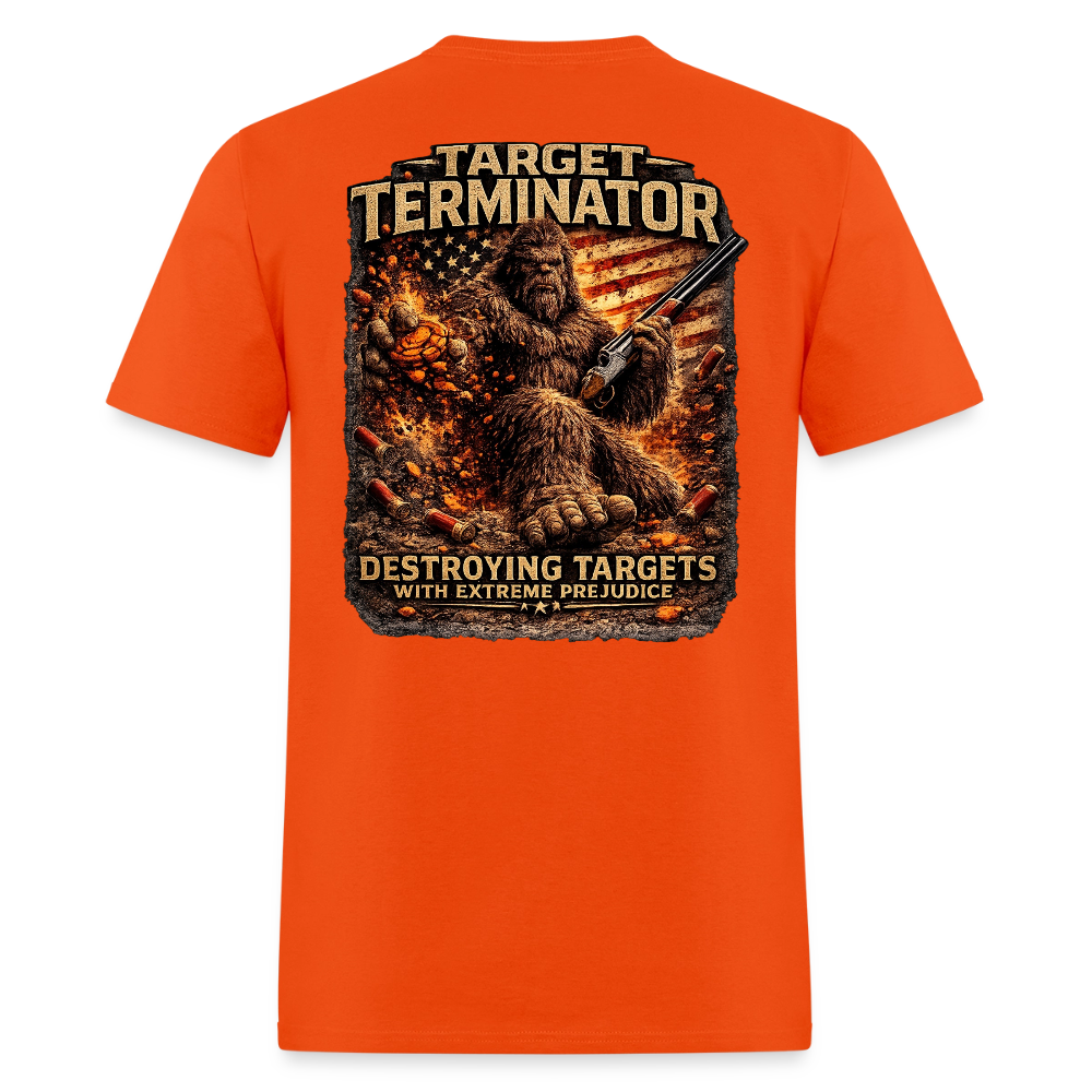 Sasquatch Target Terminator – Destroying Targets With Extreme Prejudice - orange