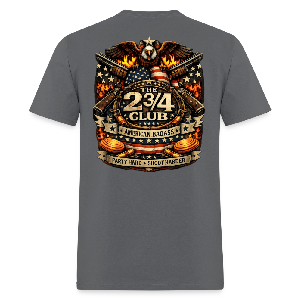 American Badass Tee - charcoal