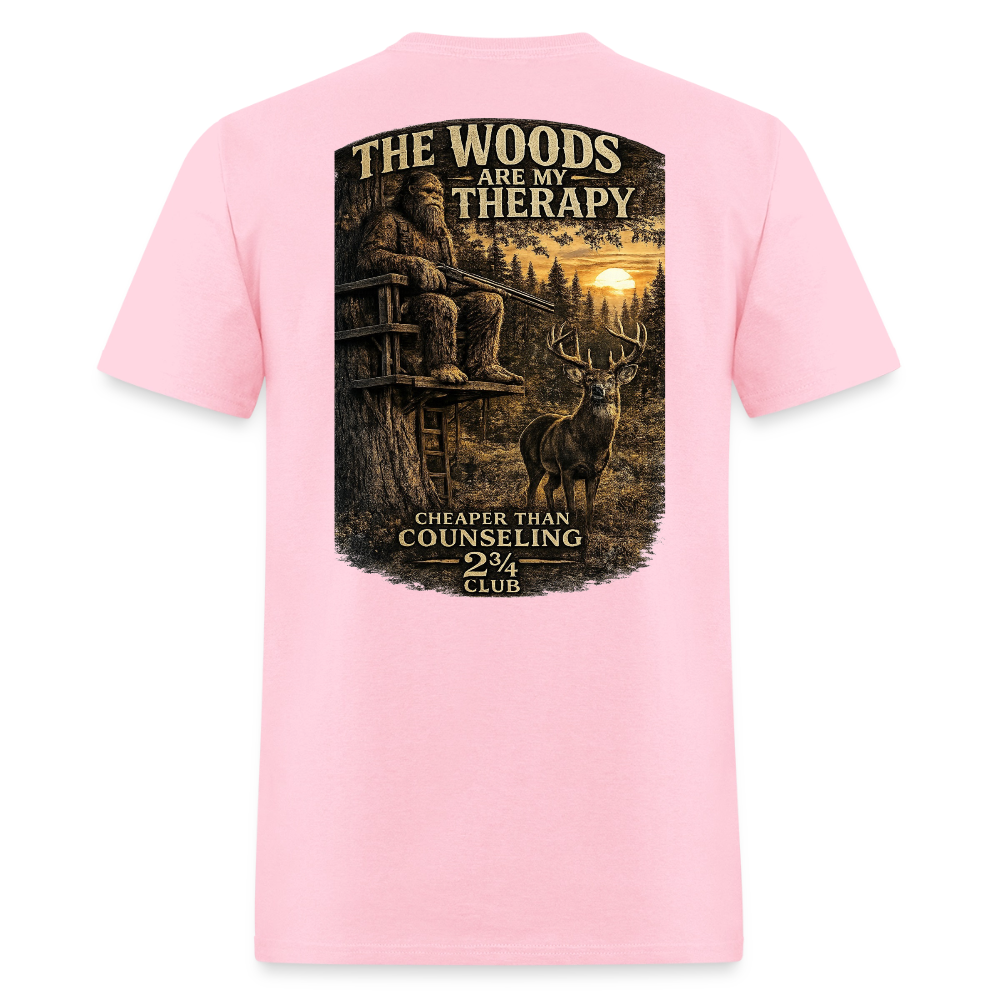 The Woods Are My Therapy – Cheaper Than Counseling (Light) - pink