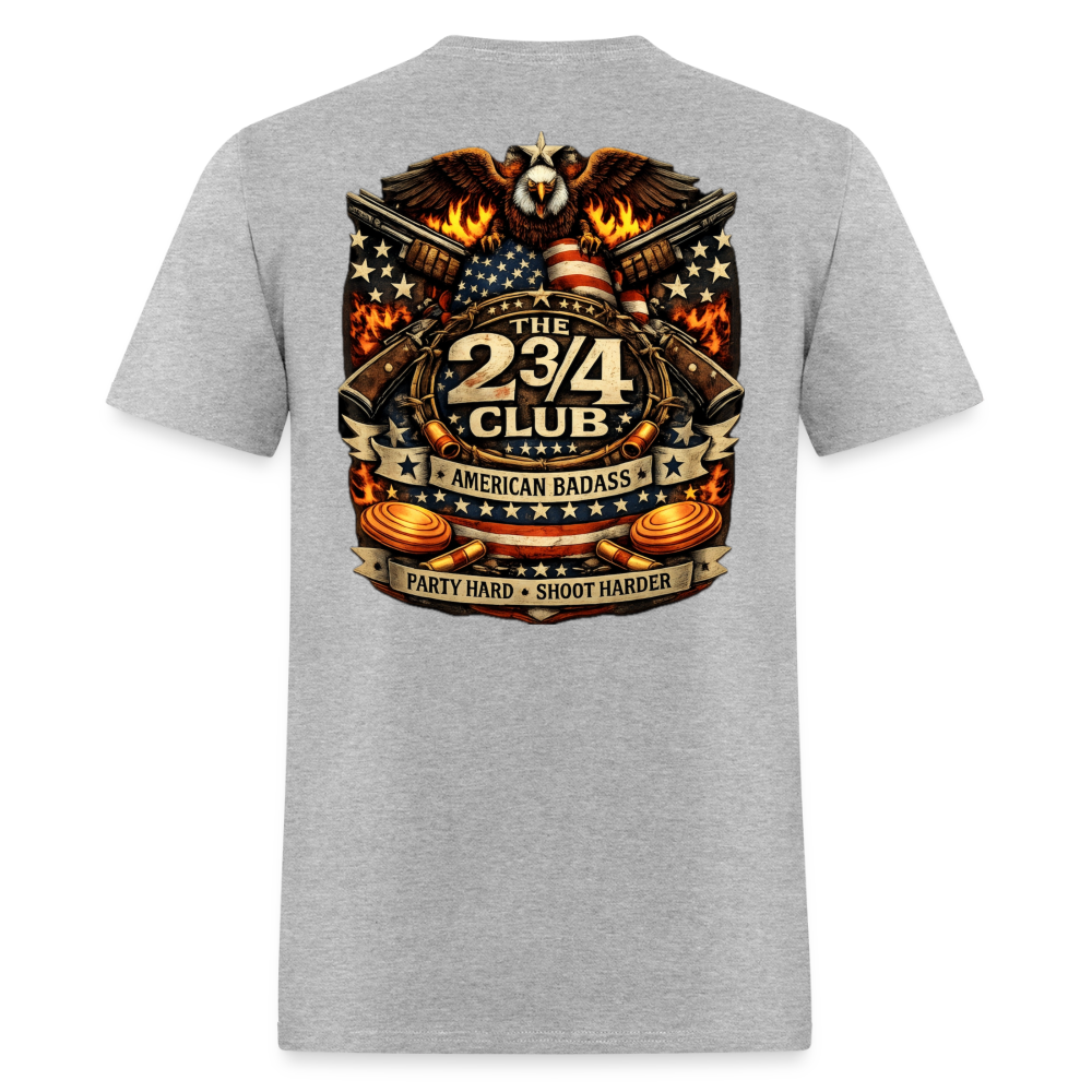 American Badass Tee - heather gray