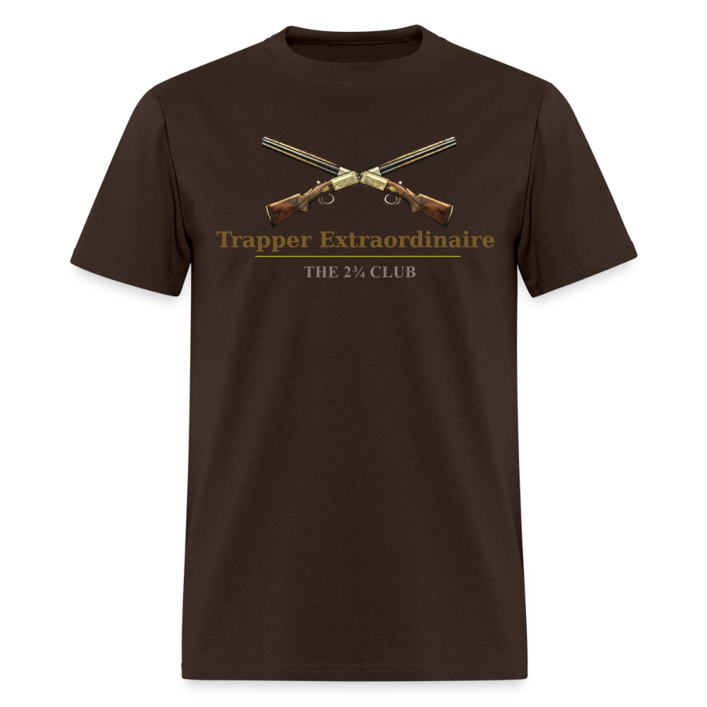 Trapper Extraordinaire Tee – The 2¾ Club (Trapper Series) - brown