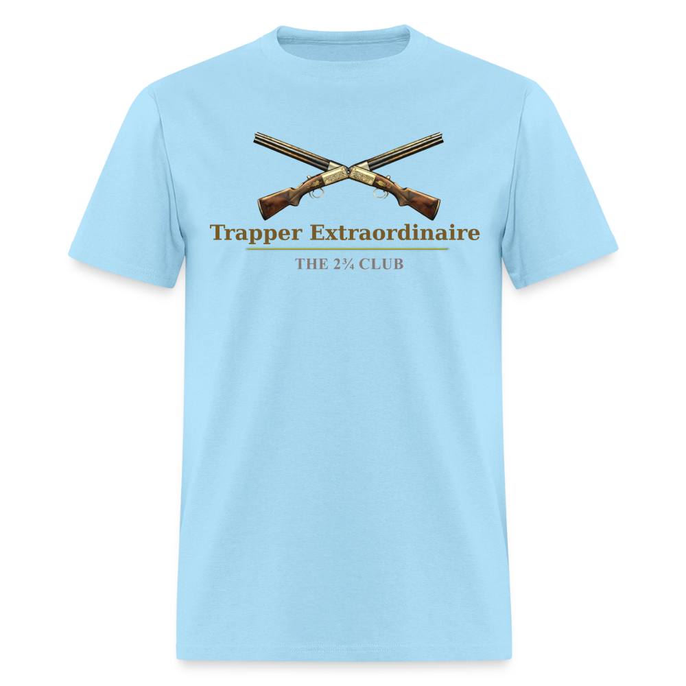 Trapper Extraordinaire Tee – The 2¾ Club (Trapper Series) - powder blue