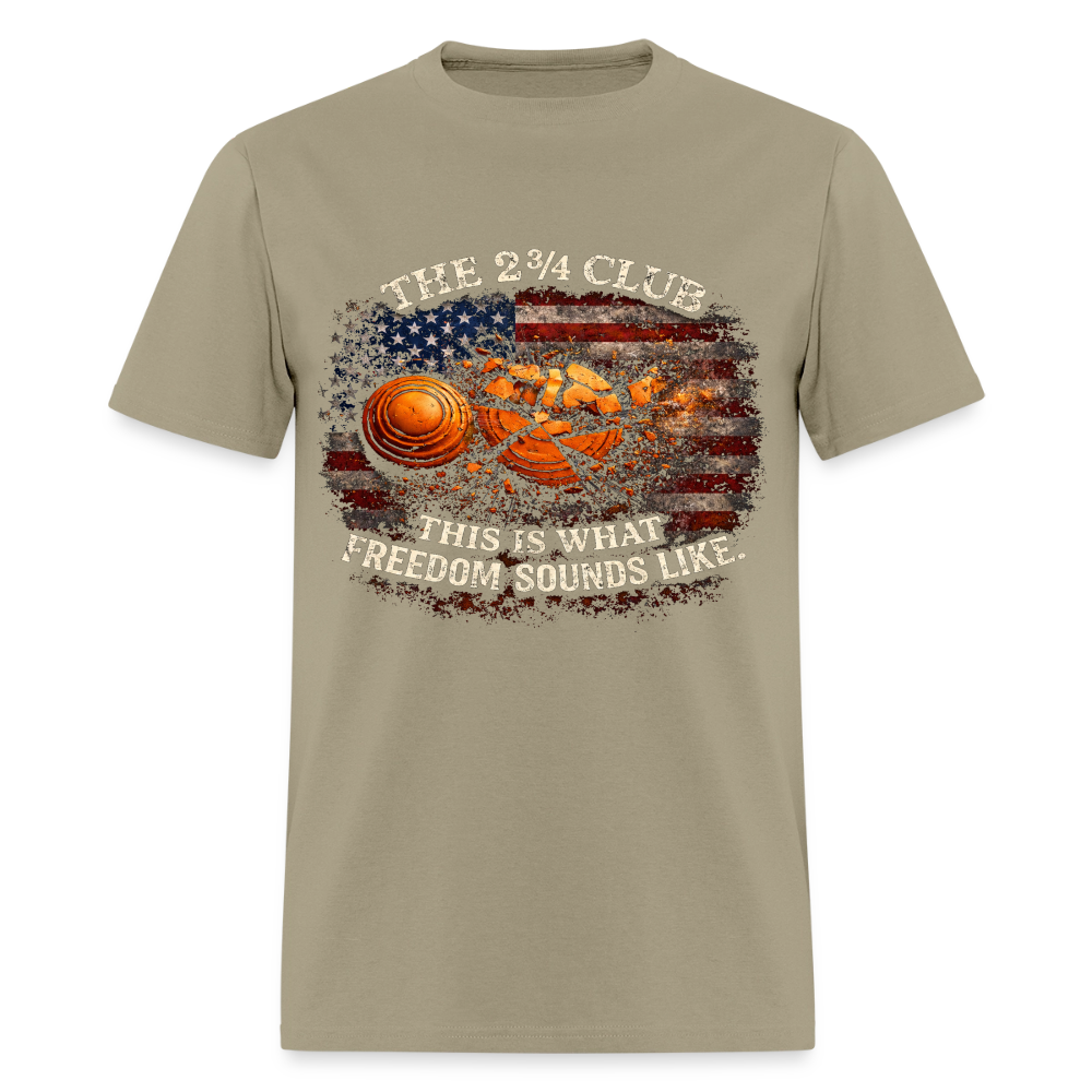 Clay Break Freedom Tee - khaki