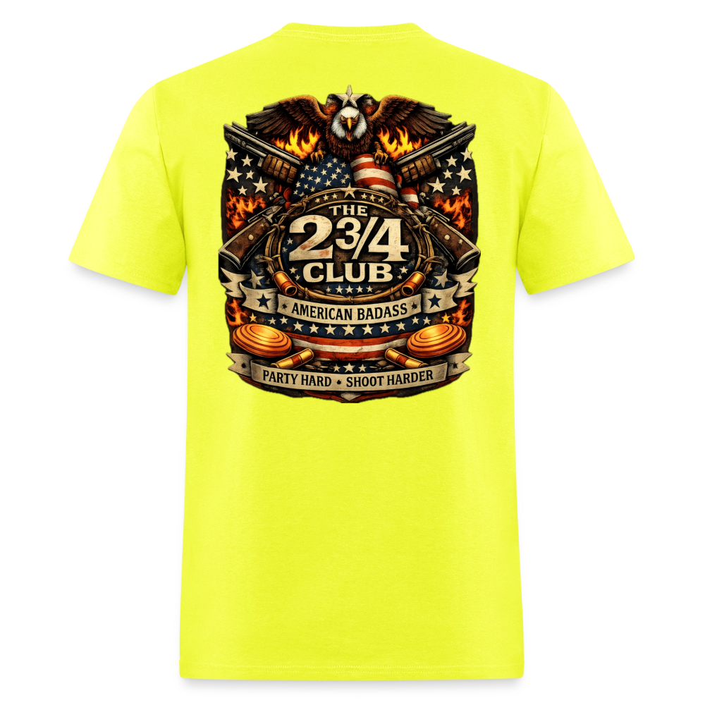 American Badass Tee - safety green