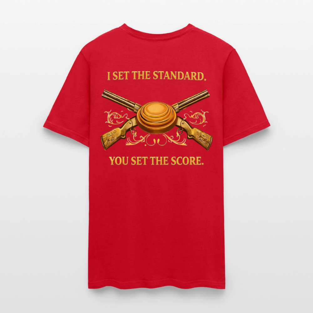 The Standard Setter Tee – Trapper Series (Dark) - red