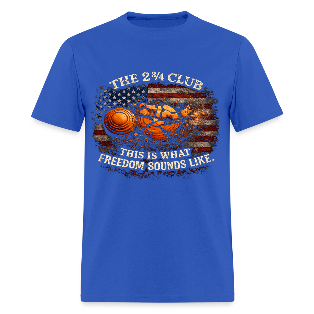 Clay Break Freedom Tee - royal blue