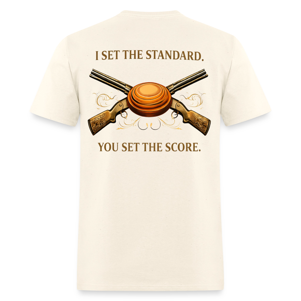 The Standard Setter Tee – Trapper Series (Light) - sweet cream heather