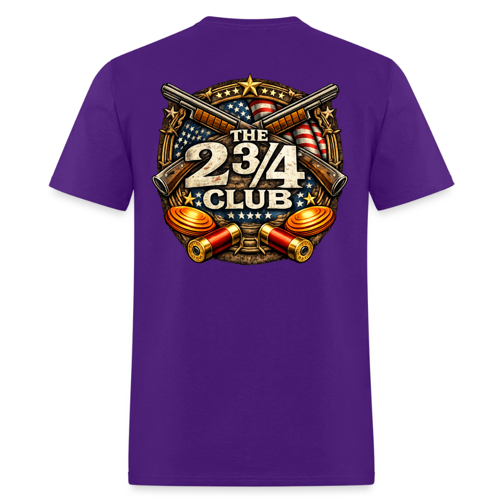 Freedom Fire – The 2¾ Club Patriot Crest Tee - purple