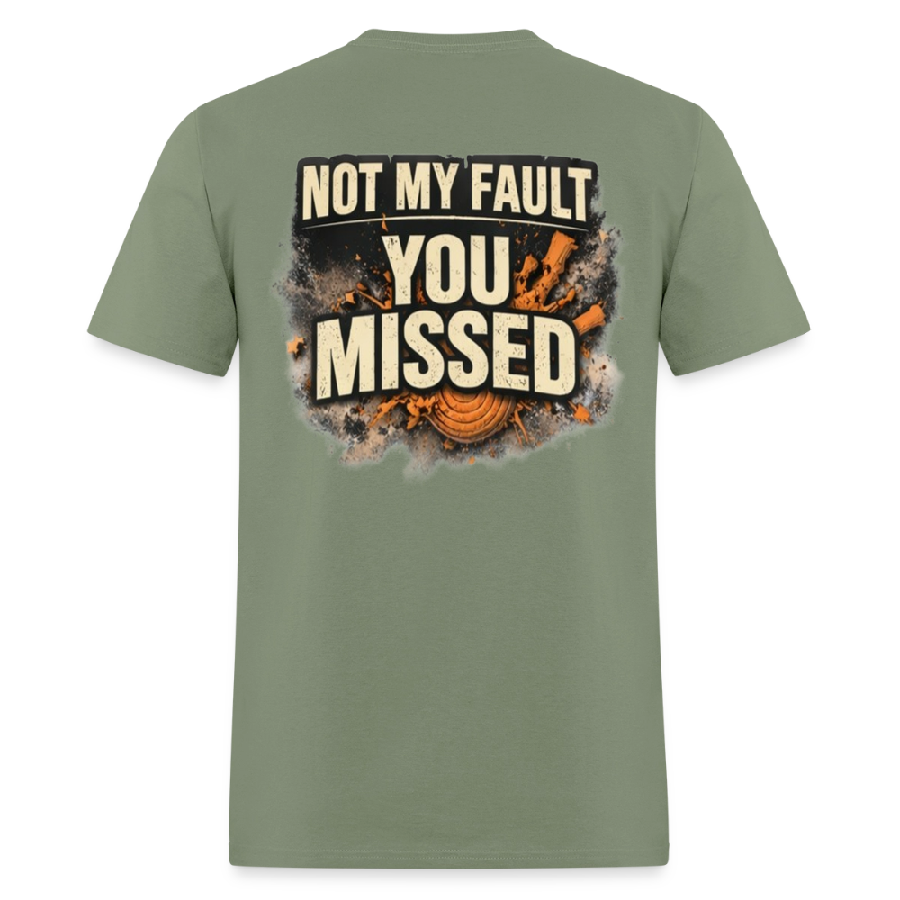 Professional Puller Tee – No Excuses Edition (Light) - military green