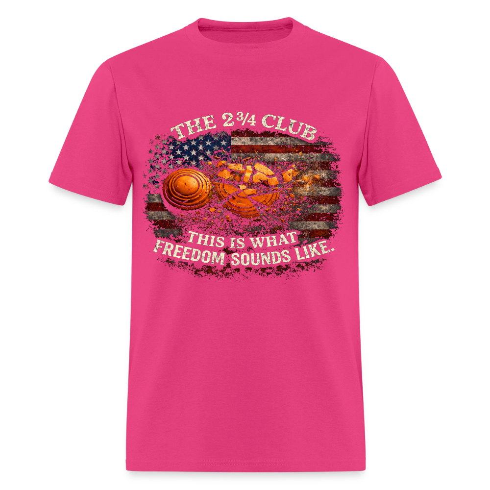 Clay Break Freedom Tee - fuchsia