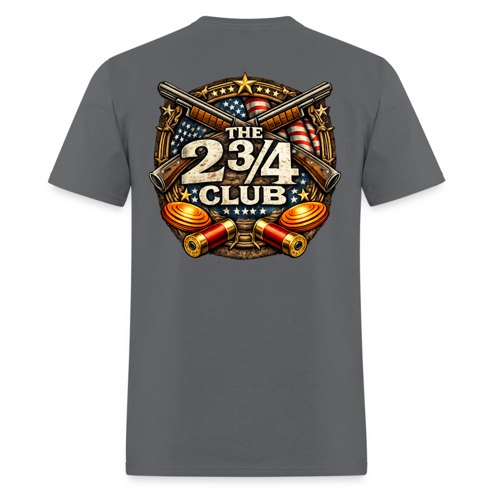 Freedom Fire – The 2¾ Club Patriot Crest Tee - charcoal