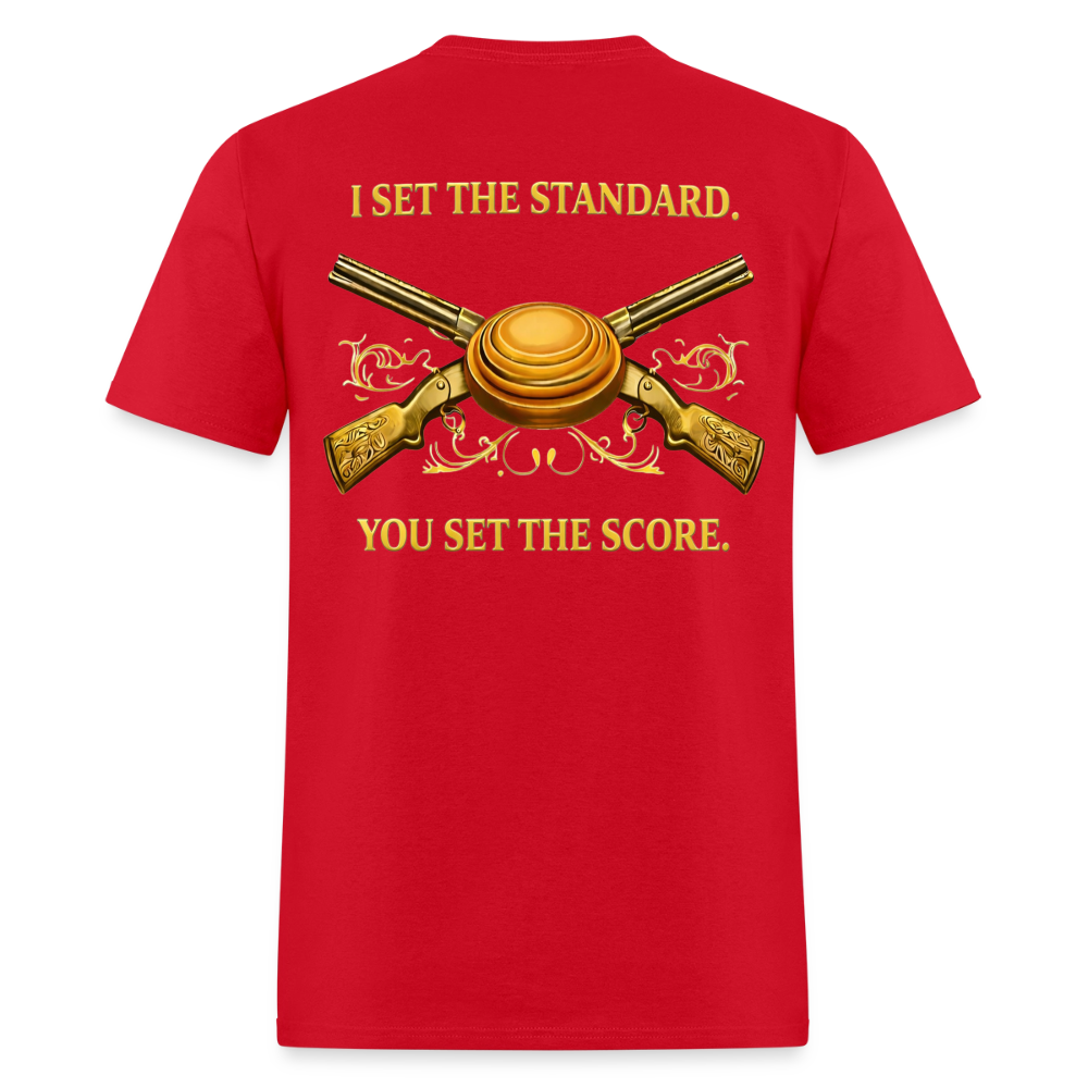 The Standard Setter Tee – Trapper Series (Dark) - red