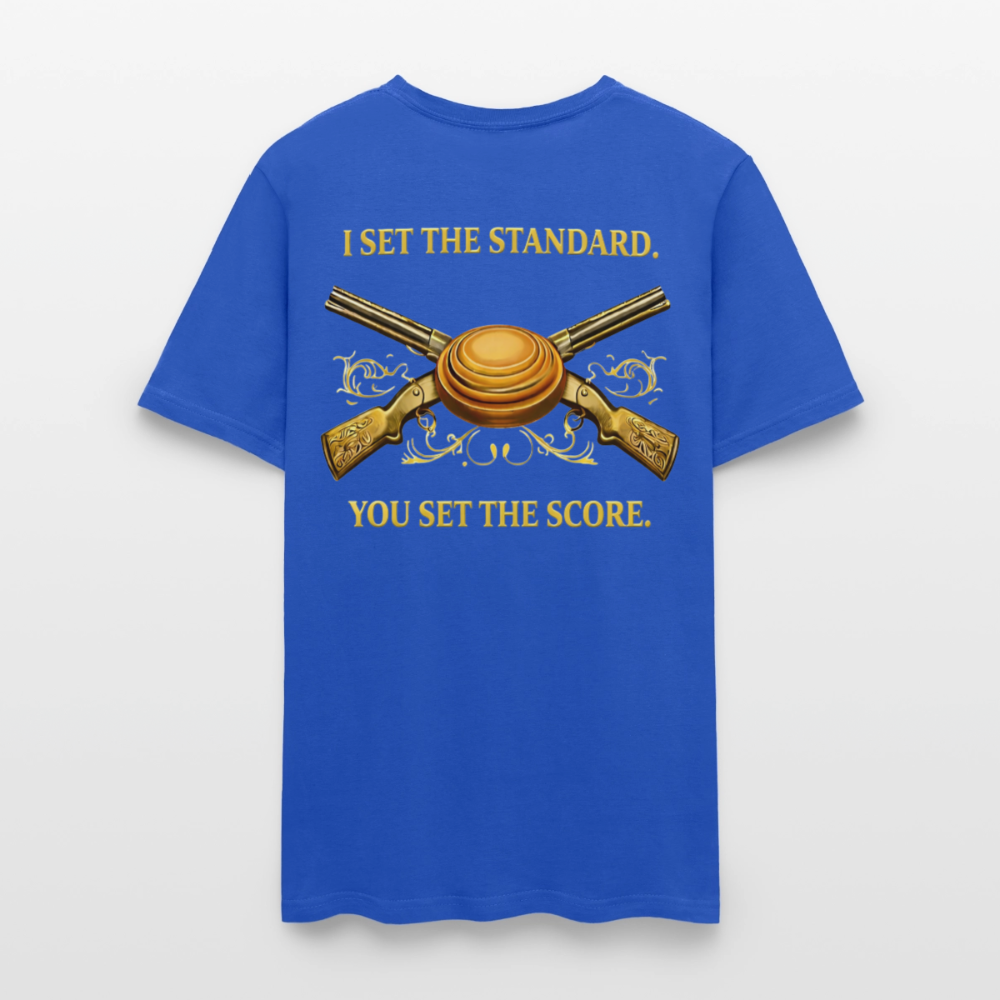 The Standard Setter Tee – Trapper Series (Dark) - royal blue