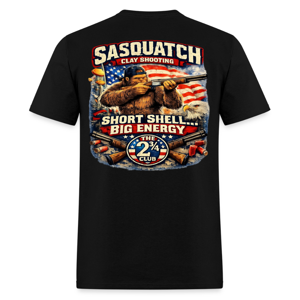 Sasquatch Big Energy Clay Shooting Shirt – Short Shell Big Energy | The 2¾ Club - black