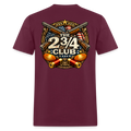 Freedom Fire – The 2¾ Club Patriot Crest Tee - burgundy
