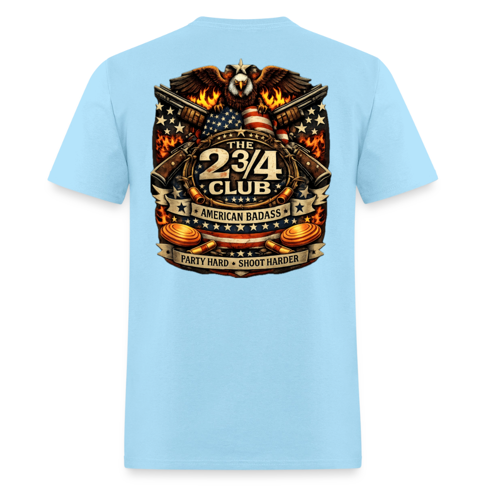 American Badass Tee - powder blue