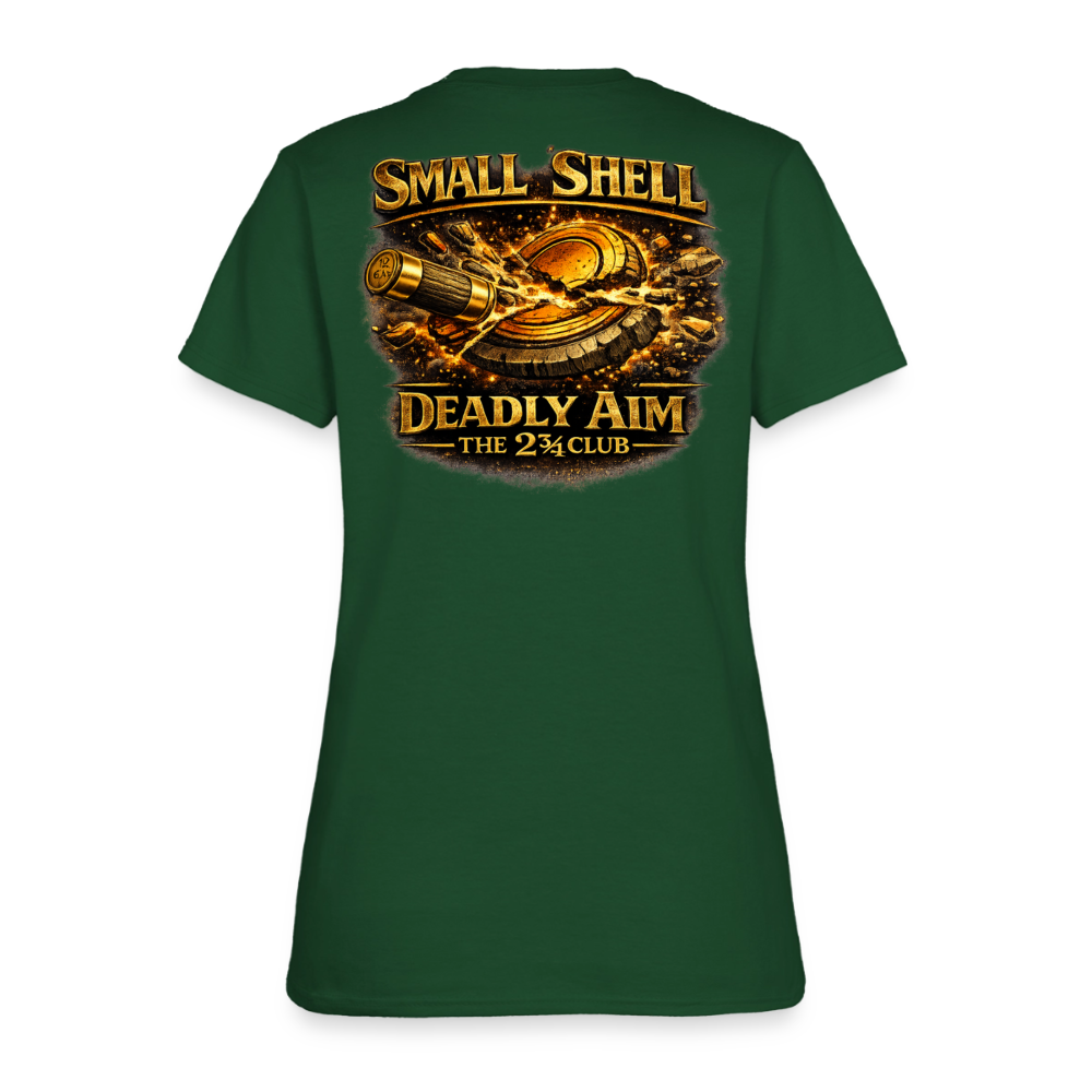 Shotgun Sweetheart - Small Shell Deadly Aim (Dark) - forest green