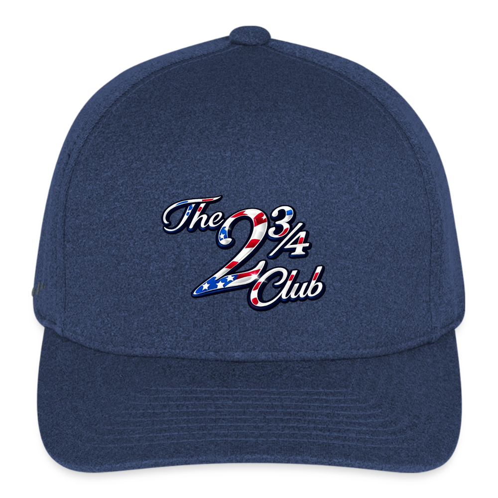 Americana Fitted Hat - heather navy