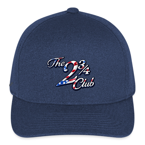 Americana Fitted Hat - heather navy