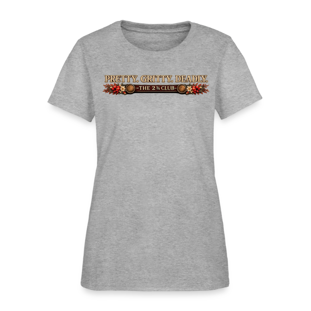 Shotgun Sweetheart - Freedom in Full Bloom Tee - heather gray