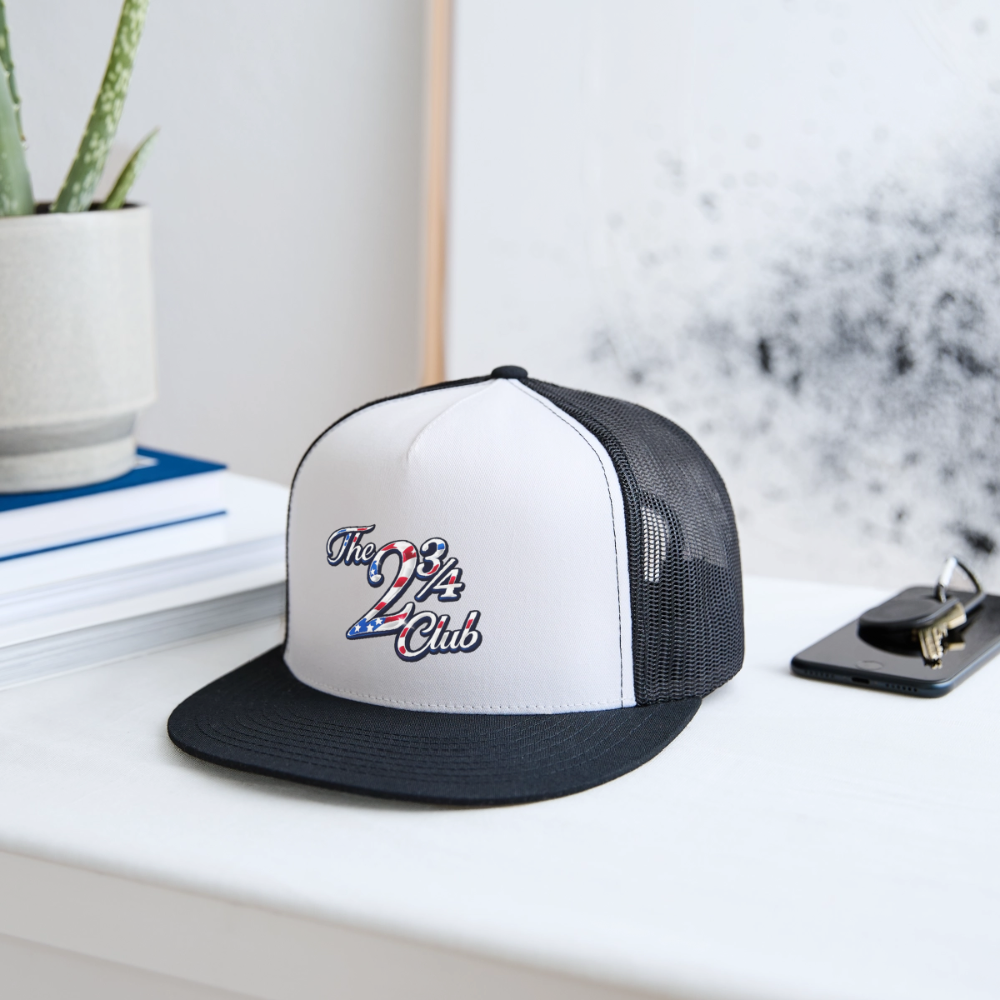 Americana Trucker Hat - white/black
