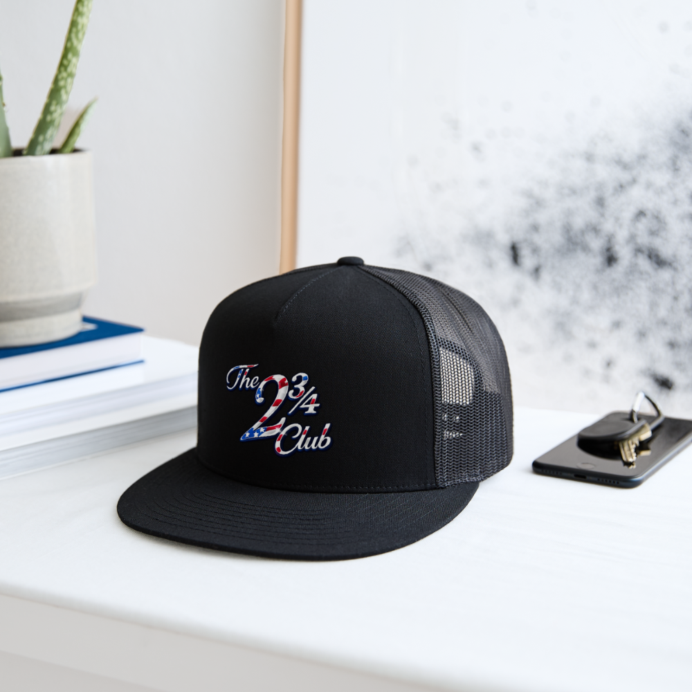 Americana Trucker Hat - black/black