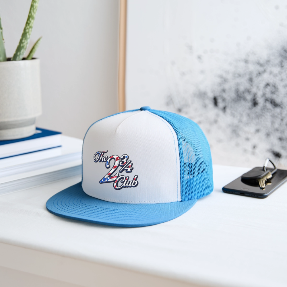 Americana Trucker Hat - white/blue