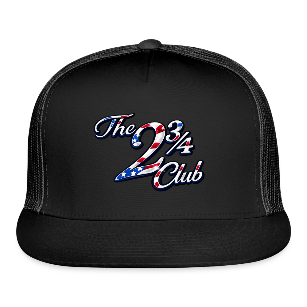Americana Trucker Hat - black/black