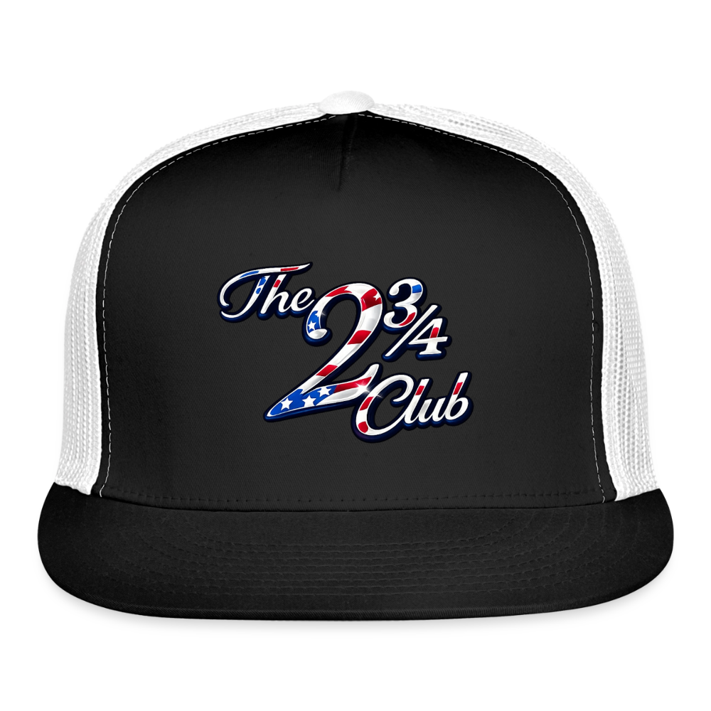Americana Trucker Hat - black/white