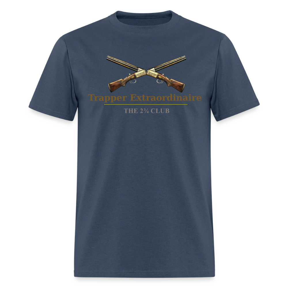 Trapper Extraordinaire Tee – The 2¾ Club (Trapper Series) -  blue dusk