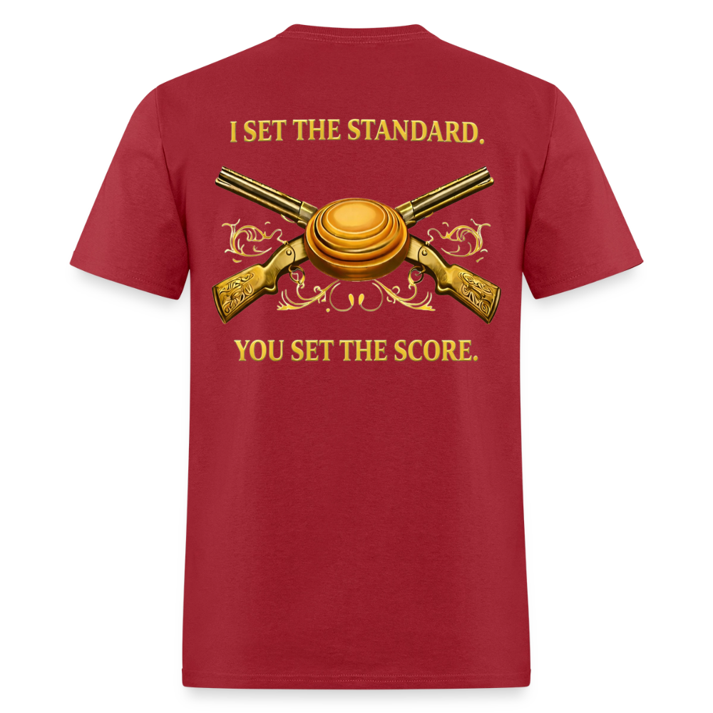 The Standard Setter Tee – Trapper Series (Dark) - dark red