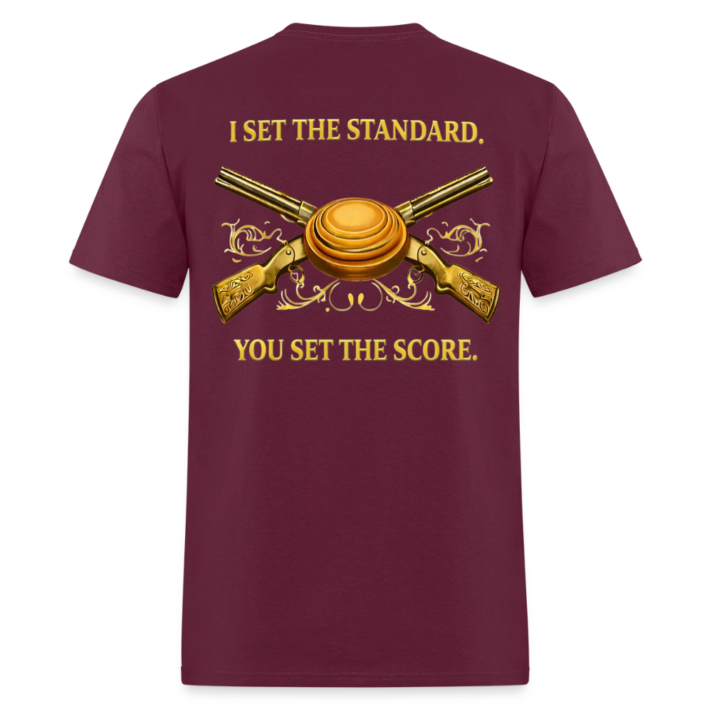 The Standard Setter Tee – Trapper Series (Dark) - burgundy
