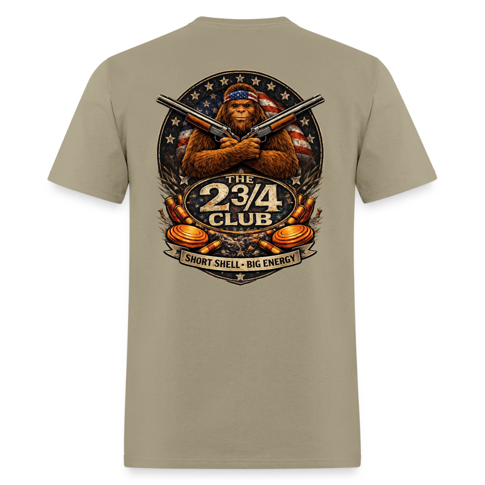 Short Shell. Big Energy - Patriotic Sasquatch Edition | The 2 ¾ Club - khaki