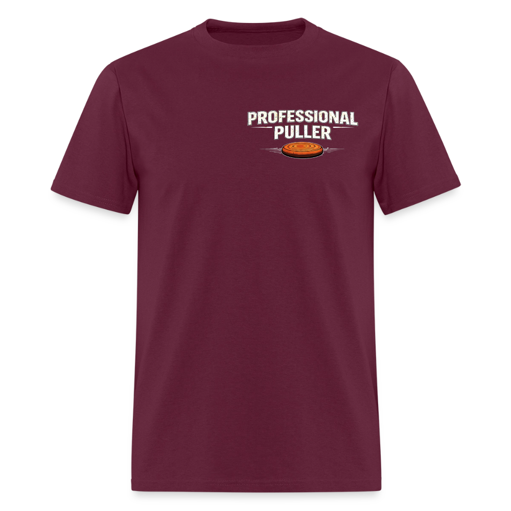 Professional Puller Tee – No Excuses Edition (Dark) - burgundy
