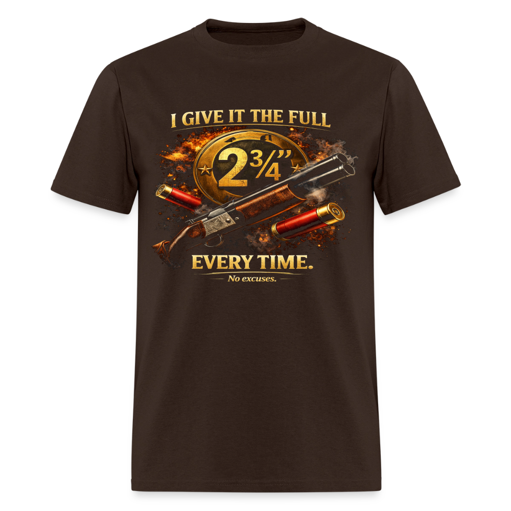 Full 2¾ Every Time – Elite Shotgun Series Tee - brown