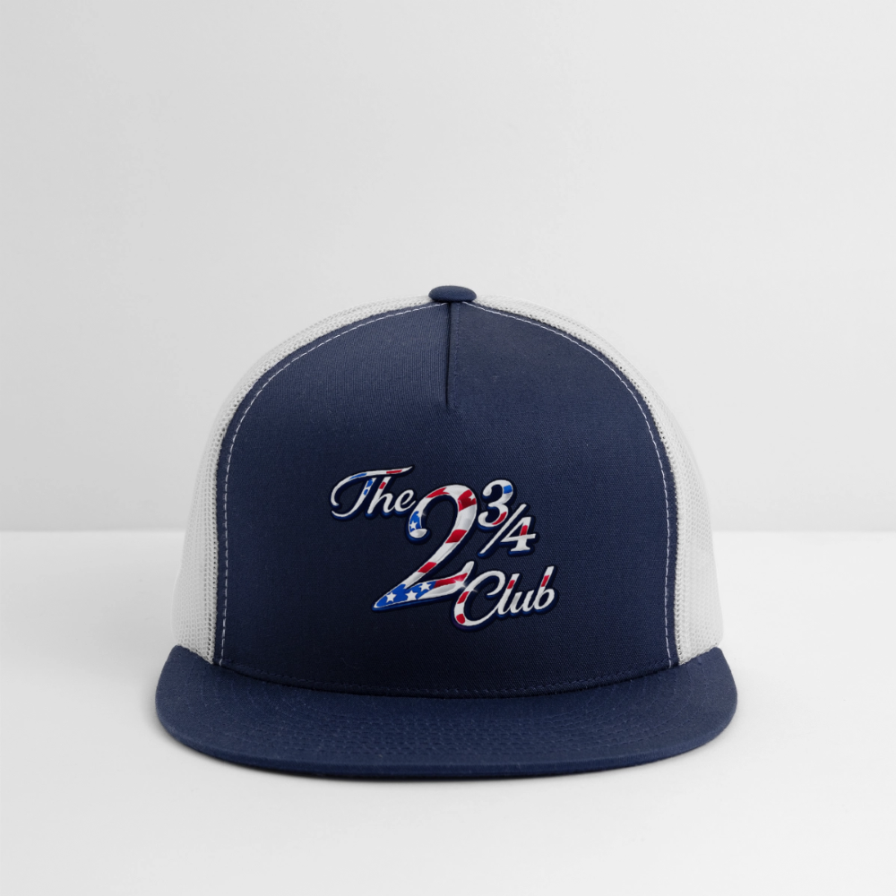 Americana Trucker Hat - navy/white