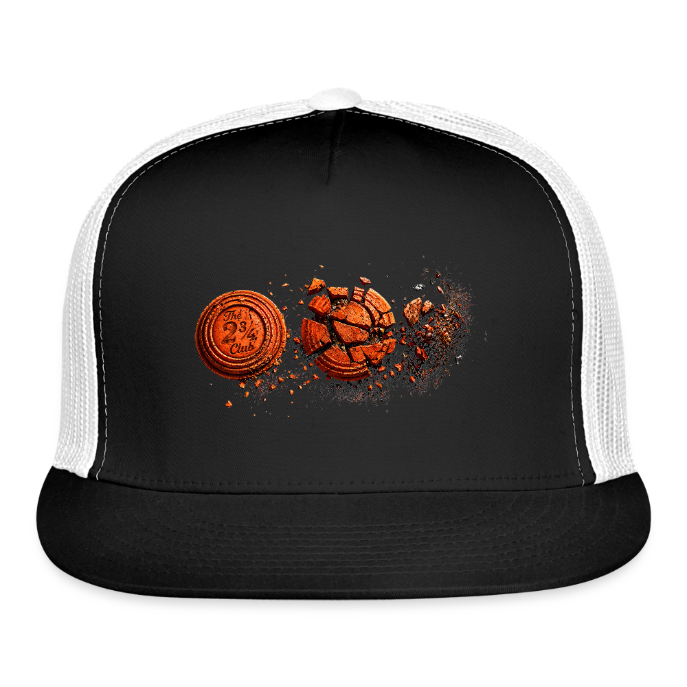 Clay Breaker Trucker Hat – The 2¾ Club - black/white
