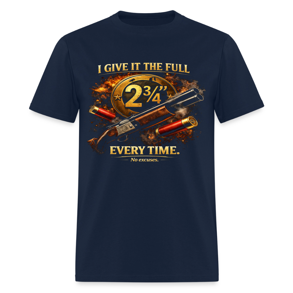 Full 2¾ Every Time – Elite Shotgun Series Tee - navy