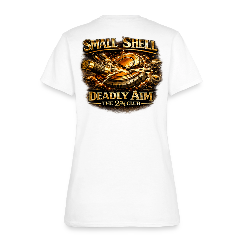 Shotgun Sweetheart - Small Shell Deadly Aim (Light) - white