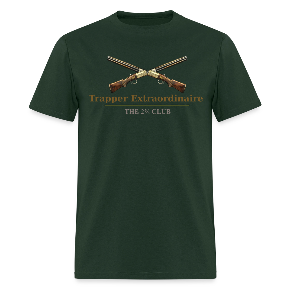 Trapper Extraordinaire Tee – The 2¾ Club (Trapper Series) - forest green