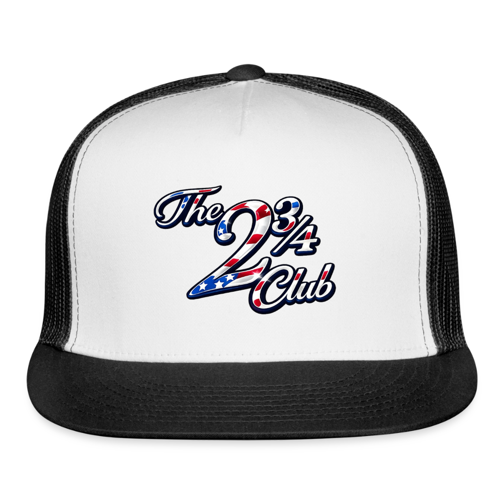 Americana Trucker Hat - white/black