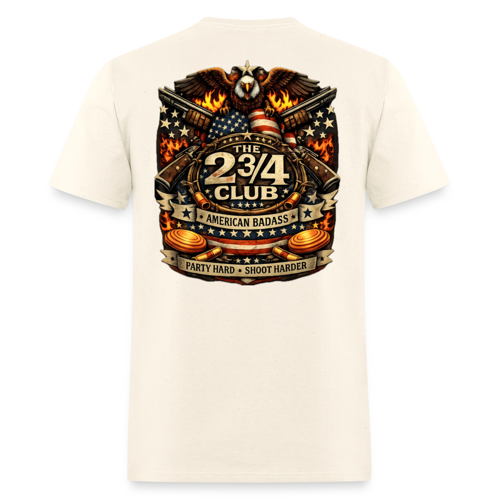 American Badass Tee - sweet cream heather