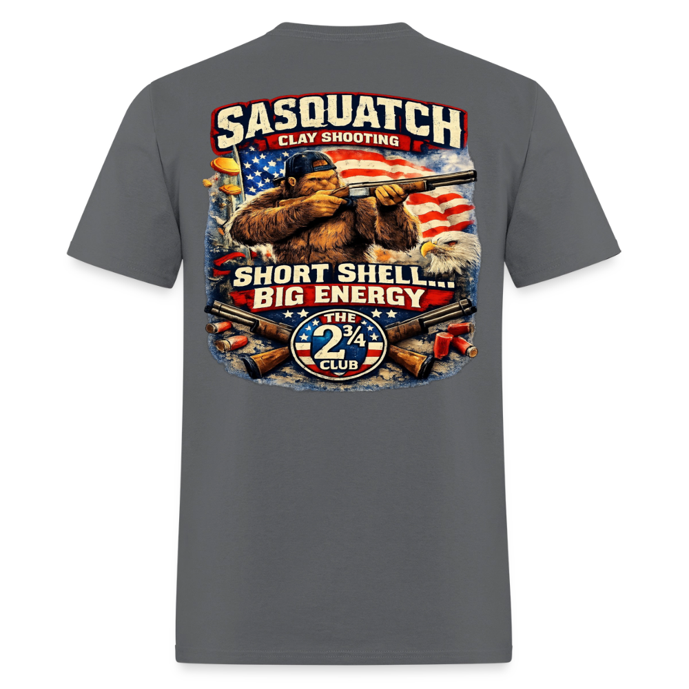 Sasquatch Big Energy Clay Shooting Shirt – Short Shell Big Energy | The 2¾ Club - charcoal