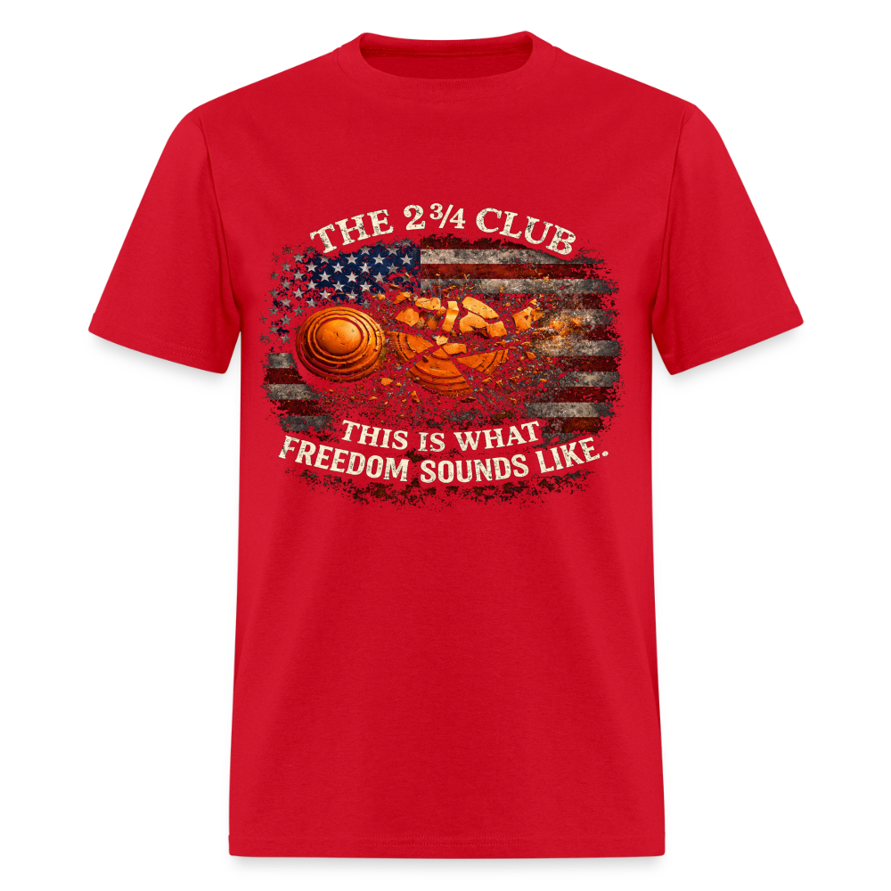 Clay Break Freedom Tee - red