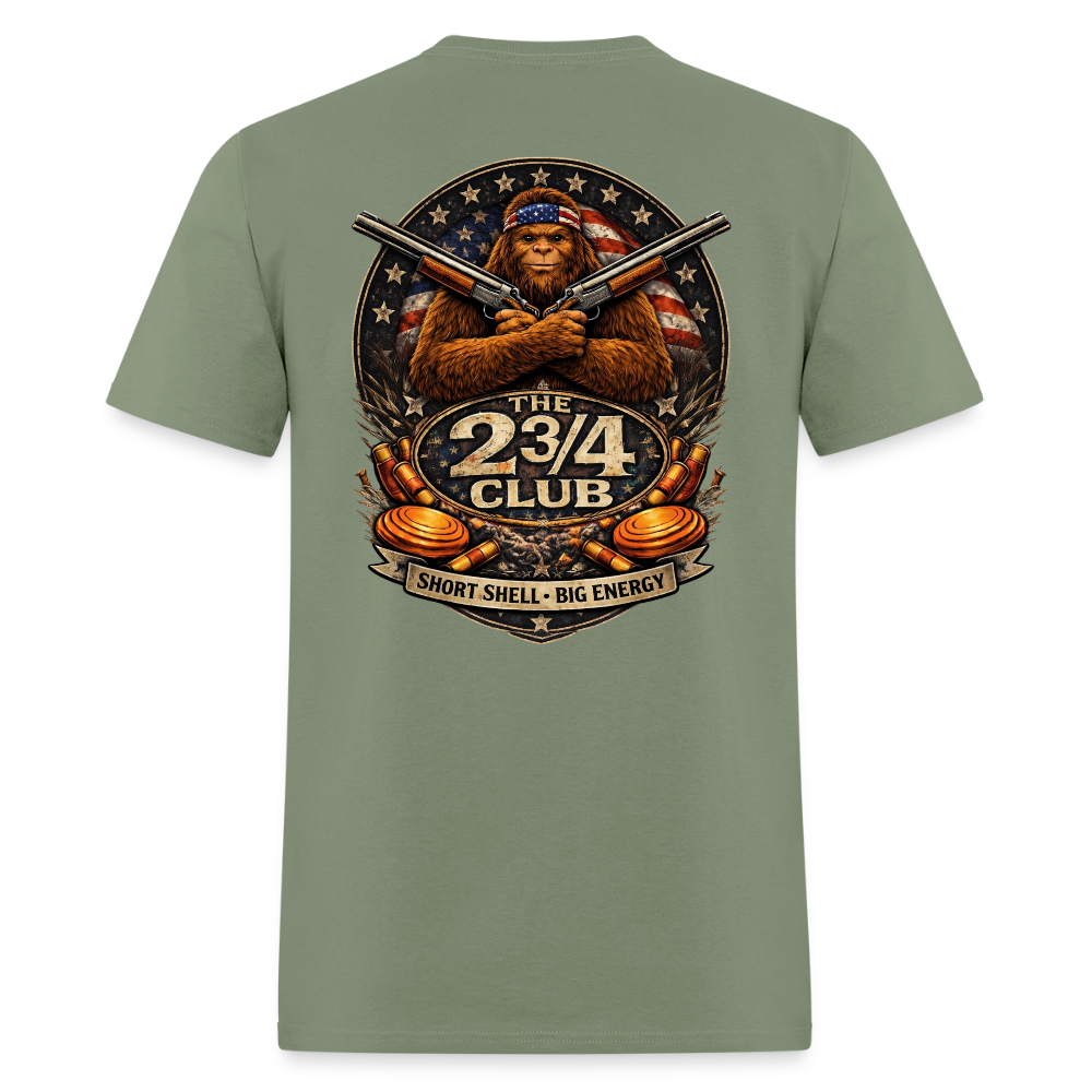 Short Shell. Big Energy - Patriotic Sasquatch Edition | The 2 ¾ Club - military green