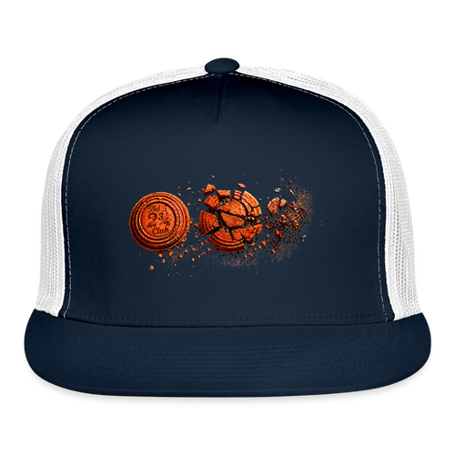 Clay Breaker Trucker Hat – The 2¾ Club - navy/white