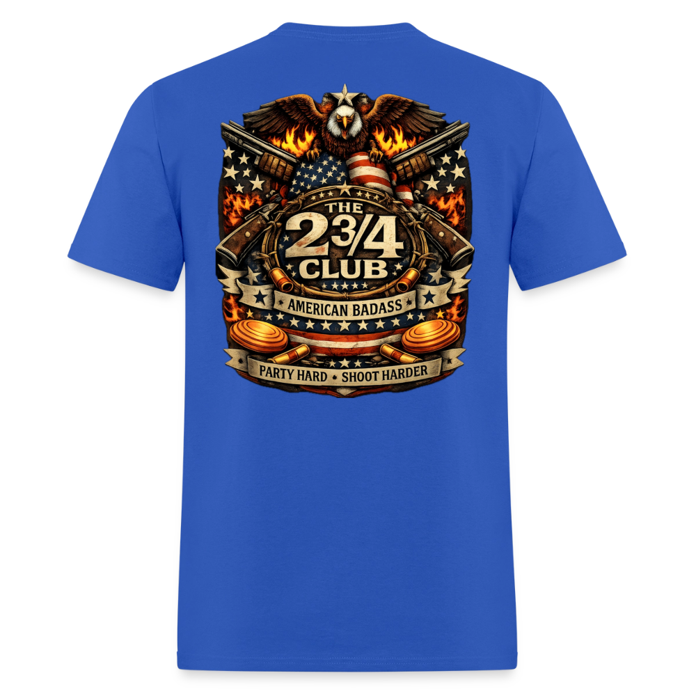 American Badass Tee - royal blue